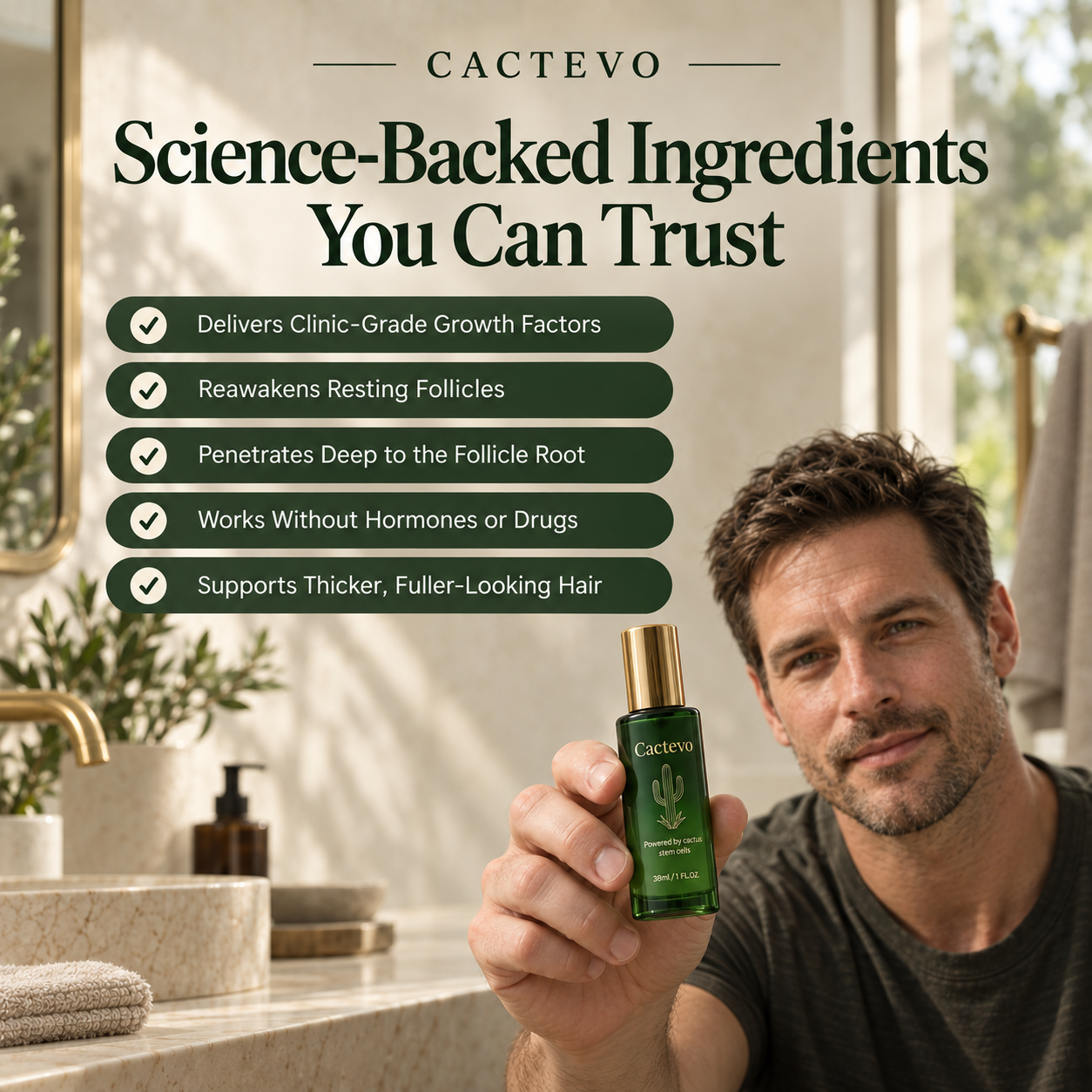 Cactevo Hair Growth Serum