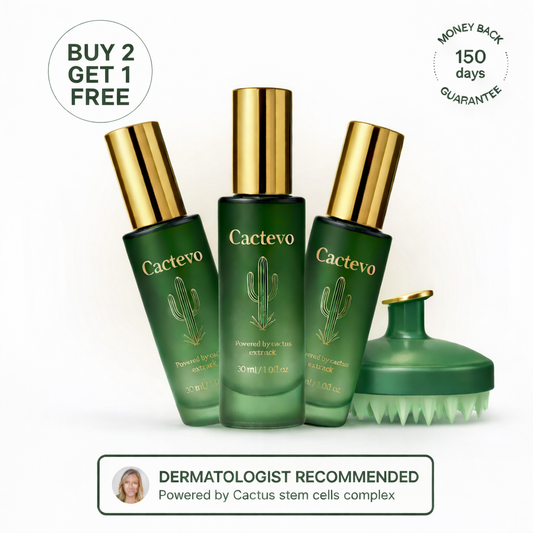 3x Cactevo Hair Growth Serum - The world’s first-ever Cactus Stem Cell Serum