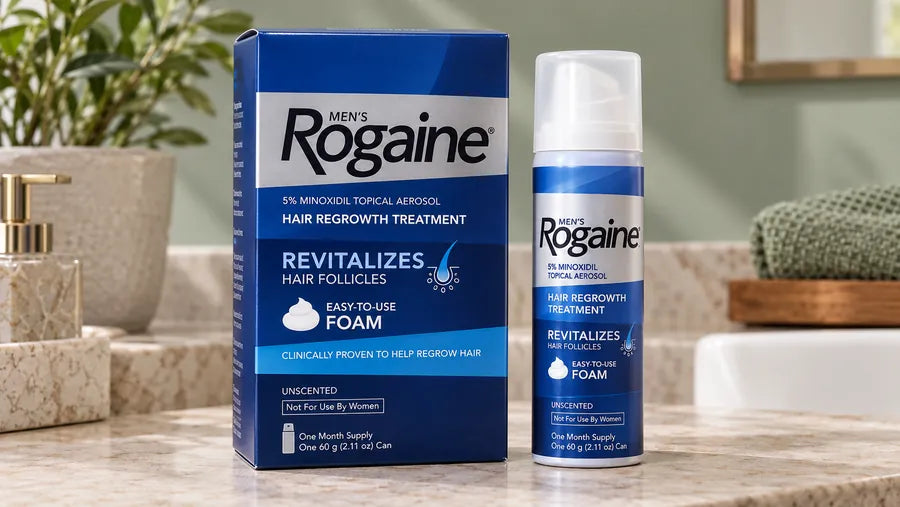 Minoxidil foam