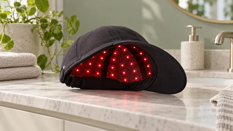Red-light therapy cap for hair growth